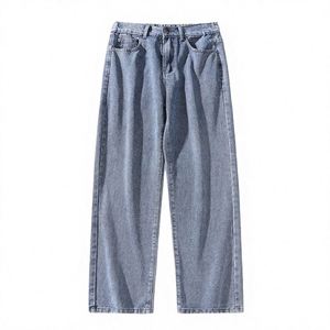Pantalon en jean vintage pour homme, coupe droite, style streetwear, respirant et léger pour l'automne, décontracté, déchiré, OEM/ODM - Product Image 4