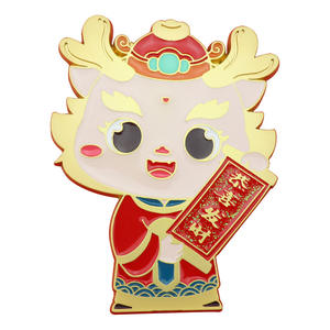 Dragón de 2024 años, decoración personalizada para el hogar, imán de nevera de Año Nuevo de creación propia, Gong Xi <span class=keywords><strong>Fa</strong></span> Cai, forma de pegatina magnética de Metal - Product Image 5