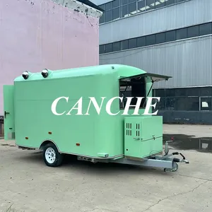 Camion de restauration mobile populaire en Europe pour hamburgers, tacos et frites, avec grill et friteuse - Product Image 2