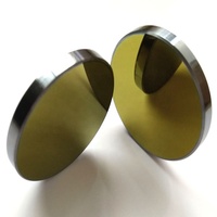 Miroir réflecteur laser en matériau de silicium hautement réfléchissant de 20 mm et 25 mm de diamètre pour machine de découpe laser