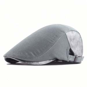 Wholesale <b>Summer</b> Outdoor Trucker Beret Sun Hat Breathable Mesh Fabric Sports <b>Cap</b> for Men for Casual Party Beach Wear - Product Image 4