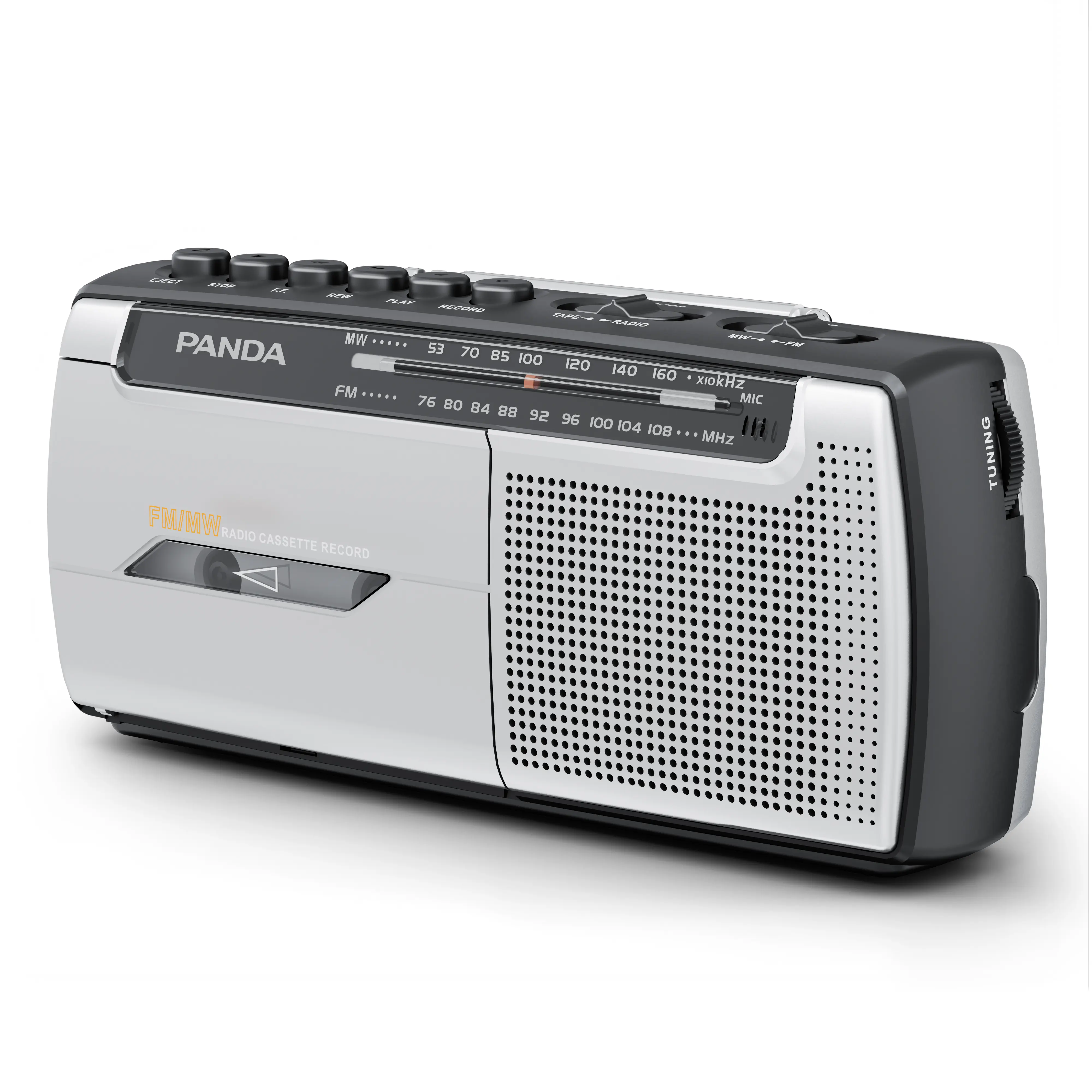 OEM ODM – Radio-Cassette classique, pas cher, AM FM, 2 bandes, Radio-Cassette rétro, enregistreurs et lecteurs