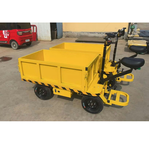 Chantiers <span class=keywords><strong>de</strong></span> construction à plat électriques à quatre roues personnalisés Reverse Riding Heavy Load Transport Poussée manuelle-pour l'entreposage - Product Image 3
