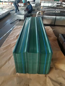 Lembar besi atap galvanis bergelombang Dx51d Sgcc lembar atap galvanis lembar bergelombang PPGI - Product Image 2