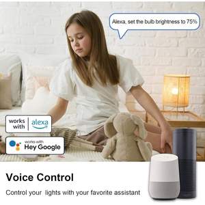 แอนเทล่า สมาร์ทหลอดไฟ LED E14 Wi-Fi หรี่แสงได้ RGBW อเล็กซา กูเกิล โฮมใช้งานร่วมกับพลาสติกอายุการใช้งาน 25000 ชั่วโมง 8 แพ็ค - Product Image 2