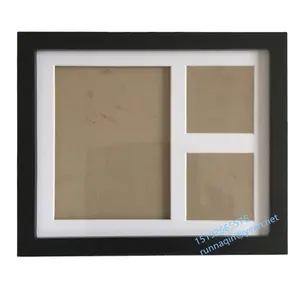 木制相框中密度纤维板10x15x20x30 13x18 A4 A3 21x29.7厘米婴儿相框，用于手印和带墨水垫的脚印框架