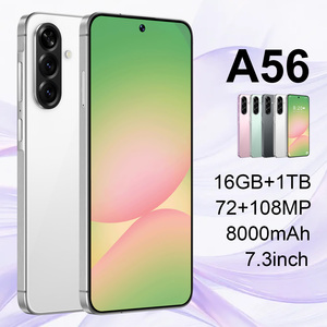 Toàn Cầu Màn Hình Cảm Ứng Vân Tay Mở Khóa Nhanh Chóng Sạc 7.3Inch 5G A56 Điện Thoại Với Dual Sim Thẻ - Product Image 4