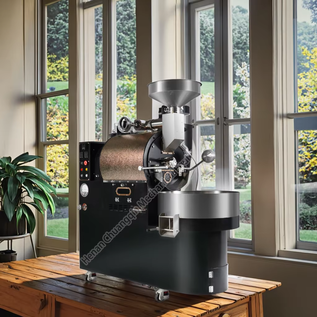 Mesin Roasting Kuban Coffee Roaster Stainless Steel Housing Gas