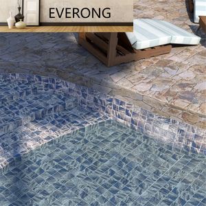 Mosaico cuadrado moderno para exteriores Villa <span class=keywords><strong>Hotel</strong></span> interior sala de estar decoración porcelana piscina azulejo para nadar - Product Image 4