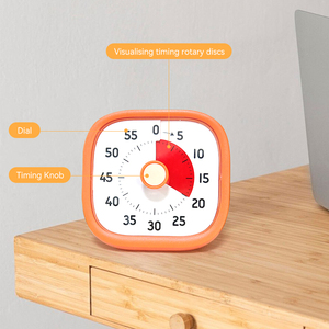 Commutateur de cuisine de laboratoire de retraite personnalisé enfants 60 <span class=keywords><strong>min</strong></span> Pomodoro Restaurant Trick cuisine commerciale compte à rebours minuterie visuelle avec cadran rotatif - Product Image 3