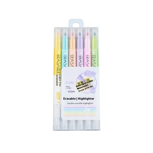 Bán buôn 6 màu sắc xóa được Tô Sáng mịn bằng văn bản xóa được tô sáng huỳnh quang bút - Product Image 1