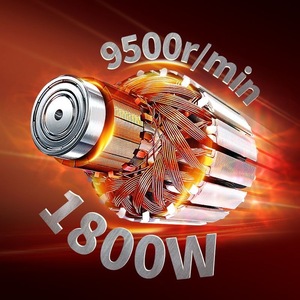 เครื่องเจียรไฟฟ้า Sowok ขนาด 150 มม. 1800 วัตต์ 9500 รอบต่อนาที มอเตอร์แบบมีแปรงถ่าน ใช้สายไฟ สำหรับเจียรและขัดหิน - Product Image 1