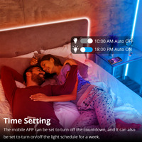 Bande lumineuse LED néon intelligente Tuya Smart Life WiFi, Alexa, Google Home, bande lumineuse LED néon RGB, ruban LED