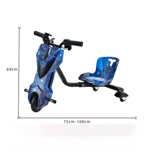 Kart à dérive électrique pour enfants Trike <span class=keywords><strong>3</strong></span> <span class=keywords><strong>roues</strong></span> Suspension complète Scooter électrique pour enfants Lithium <span class=keywords><strong>360</strong></span> Rotation alliage plastique dérive - Product Image 5