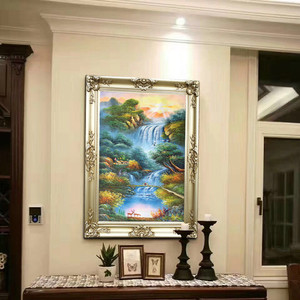 Marcos de pintura al óleo antiguos de oro Vintage soporte de madera clásico Marco de imagen adornado grande barroco para pintar - Product Image 5
