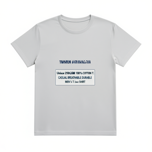 T-Shirt Unisex 210GSM 100% Cotone, Maglietta Casual Traspirante e Resistente per Uomo - Product Image 2