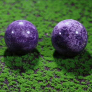 도매 자연 고품질 Lepidolite 구 크리스탈 공 장식 - Product Image 4