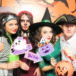 Halloween Vrijgezellenfeest En Bruidsdouchedecoraties Voor Dames Foto Rekwisieten Voor 'Ze Zei Ja'-Thema Voor Bruiloftsgelegenheden - Product Image 4