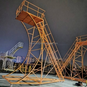 车间机场用高品质定制航空配件工业铝合金飞机维修工作平台 - Product Image 1