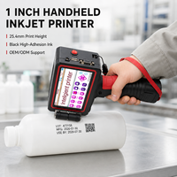 Imprimante à jet d'encre portable avec code-barres QR, 600 DPI, machine de codage portable avec écran tactile pour le marquage des produits industriels