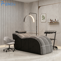 Équipement de salon de beauté, lit de soin spa haut de gamme, chaise ergonomique pour soins du visage