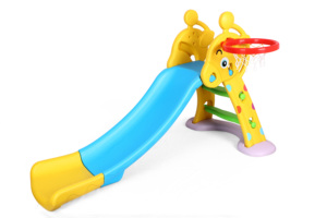 Jouets pour enfants, toboggan pliable en plastique pour enfants, équipement de terrain de jeu intérieur, toboggan en plastique pour enfants, boîte en carton 140*75*87cm CN;ZHE - Product Image 3
