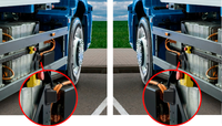 Système de surveillance d'angle mort par micro-ondes CISBO 77 GHz pour camion ADAS BSD BSM avec assistant de changement de voie LCA pour les gros véhicules