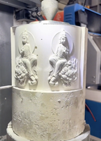 Routeur CNC vertical unique à commande DSP 3 axes pour la gravure et la sculpture 3D de carreaux en céramique et en porcelaine