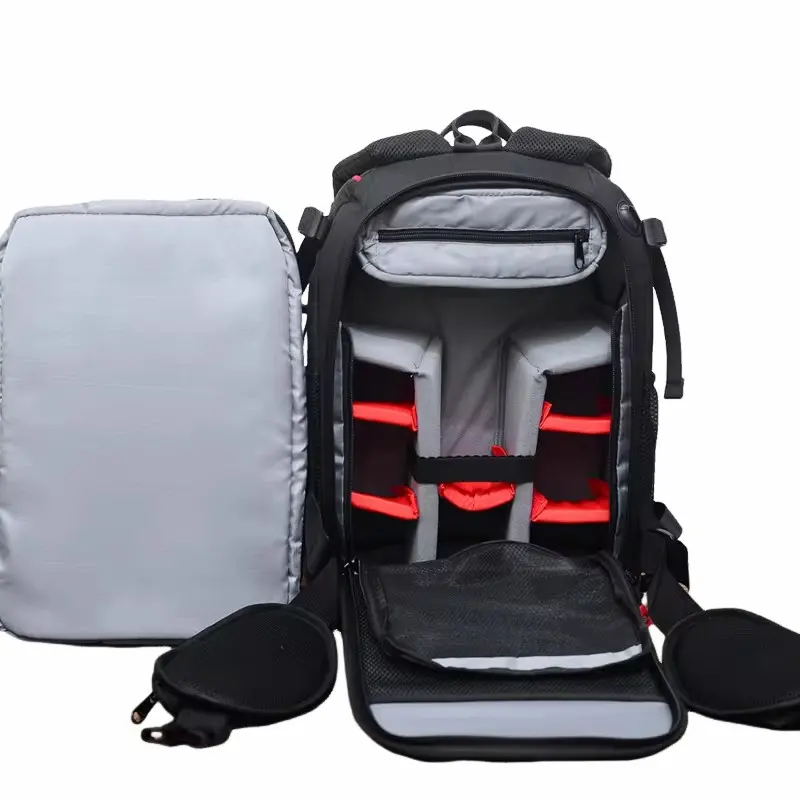 Modische digitale wasserdichte Kamera-Tasche Dslr Kamera-Rucksack mit Regenschutz Regenbezug Outdoor Fotografie