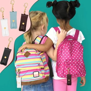 Soft PU Leather Keychain Lipstick Holder Pouch Lip Holder Travel Accessories Lipstick Sleeves for Ladies - Product Image 3