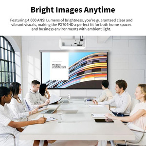 โปรเจคเตอร์ <span class=keywords><strong>ViewSonic</strong></span> PX704HD 1080P <span class=keywords><strong>Full</strong></span> <span class=keywords><strong>HD</strong></span> DLP ความสว่าง 4000 ANSI ลูเมนส์ สำหรับโฮมเธียเตอร์และการนำเสนอทางธุรกิจ - Product Image 6