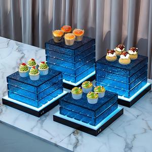 Présentoir en forme de U <span class=keywords><strong>ondulé</strong></span> d'eau acrylique à la mode fait pour l'utilisation de support - Product Image 4