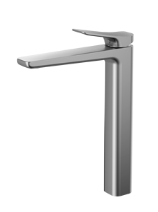 Grifo Mezclador Monomando para Lavabo Serie 662, Acabado Plateado Cepillado/Gris Metálico/Dorado Champaña, Grifo de Baño de Sobremesa, Ducha Residencial - Product Image 4