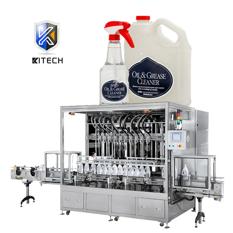 High speed automatic capping labeling lubricating oil and grease oil filling machine