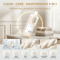 Détergent à lessive liquide enzymatique biologique écologique biodégradable personnalisé en vrac pour la vente en gros