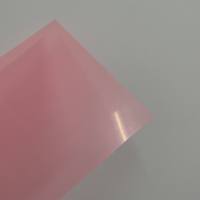 Taille personnalisée A1 A3 A4 A5 Feuille de PVC transparente ou givrée en plastique transparent et de couleur pour la papeterie