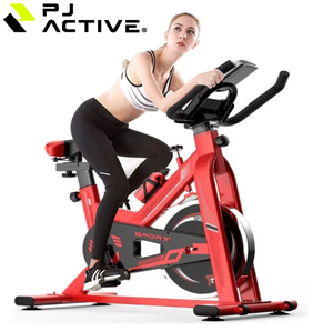 Bicicleta Estática de <span class=keywords><strong>Spinning</strong></span> PINJIAN para Fitness Interior y Gimnasio en Casa, Equipo Silencioso para Reducir Peso y Ciclismo - Product Image 1
