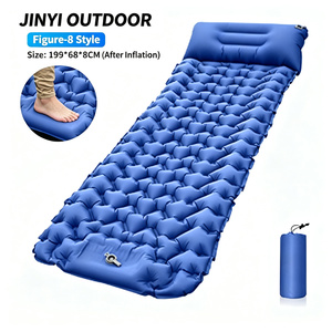 Ultralight <b>Self</b> <b>Inflating</b> Sleeping Pad <b>Mat</b> With Pillow Portable <b>Camping</b> Mattress for Backpacking Hiking Traveling - Product Image 5