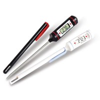 Termometer Dapur Digital Plastik Tahan Air Bertenaga Baterai dengan Rentang -50-300C untuk Daging dan Penggunaan Rumah Tangga