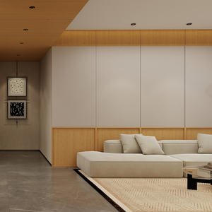 KAPOK <span class=keywords><strong>Toledo</strong></span> Roble Residencia Apartamento Decoración Panel Tamaño más grande 7x9ft Tablero de partículas de melamina - Product Image 5