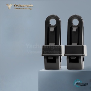 Black <b>Plastic</b> Buckle Clamp for Outdoor Activities Hiking Gear <b>Hook</b> 1PC All Seasons Use - Product Image 2