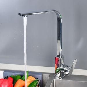 Rubinetto da <span class=keywords><strong>Cucina</strong></span> Miscelatore Acqua Calda e Fredda a Prezzo di Fabbrica, Rotante, in Acciaio Inox Nero per <span class=keywords><strong>Lavello</strong></span> - Product Image 5