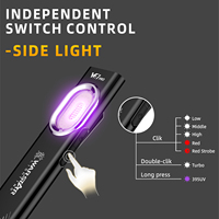 Lámpara de Inspección Recargable USB-C de 700lm con Doble COB Magnético, Resistente al Agua IPX4, Luz UV395 para Reparación de Automóviles, Taller y Garaje