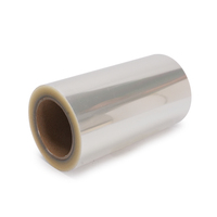Papier synthétique au prix fabricant, film BOPP transparent, étiquette autocollante en rouleau jumbo pour l'identification des fils, matériau pour étiquettes de câbles