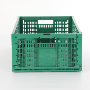 Tùy chỉnh màu sắc sinh thái thân thiện gấp bao bì có thể gập lại nhựa lưu trữ Crate với xử lý cho rau - Product Image 4