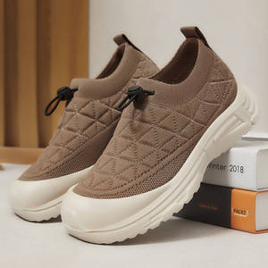 Chaussures en tricot respirant tendance été 2026, style transfrontalier, plateforme monobloc - Product Image 3