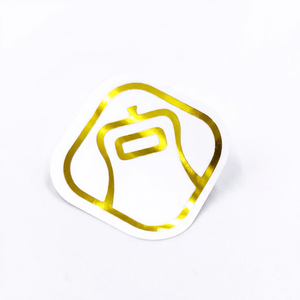 Custom Luxury Waterproof Logo Cosmetics Vinyl Adhesive Label Gold Foil Stickers Roll Printing Packaging Labels <b>Photo</b> <b>Frame</b> - Product Image 1