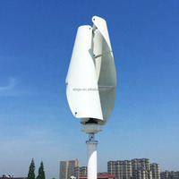 Éolienne Verticale Elege 2KW 3KW 5KW Mini Moulin à Vent Énergie Renouvelable Gratuite Générateur Hybride Éolien