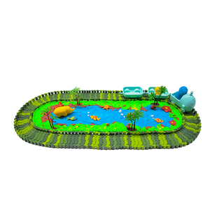 Tự Làm Train Theo Dõi Thiết Lập Với Chơi Bột & Đúc Đất Sét-Sáng Tạo Đường Sắt Xây Dựng Đồ Chơi Cho Unisex Lứa Tuổi 5 + - Product Image 4