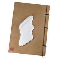 Rouleau de massage facial et corporel en jade et métal ODM OEM avec peigne absorbant l'huile pour les soins des yeux